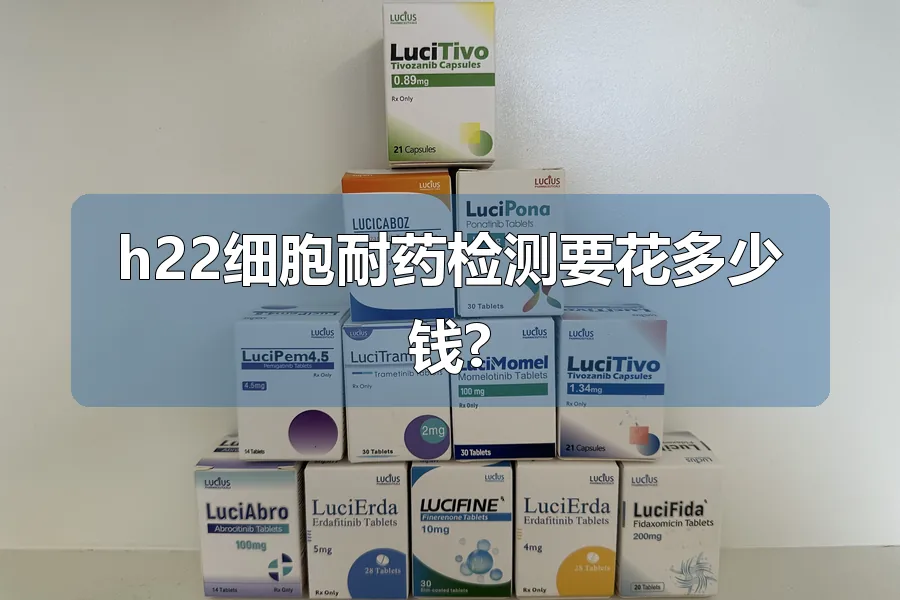 h22细胞耐药检测要花多少钱?